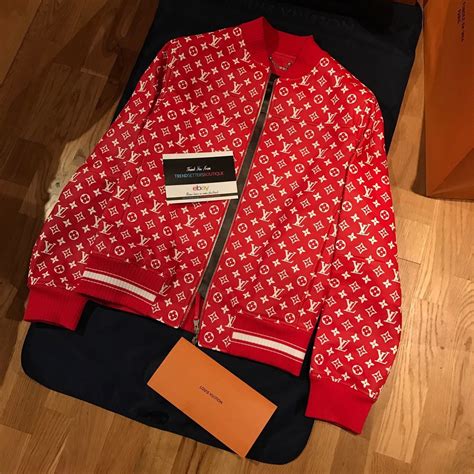 supreme louis vuitton leather jacket replica|louis vuitton supreme moletom original.